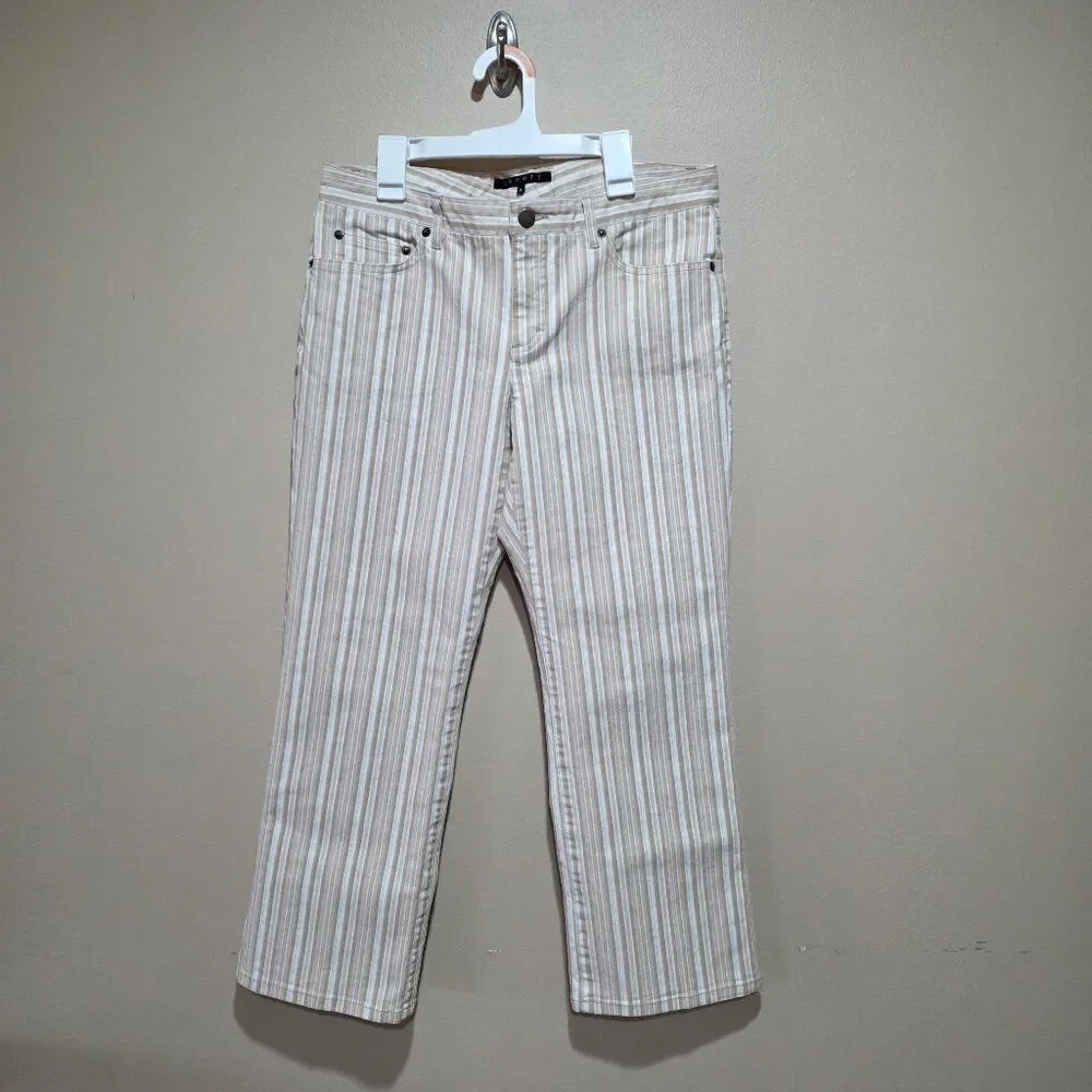 Theory Striped Crop 25